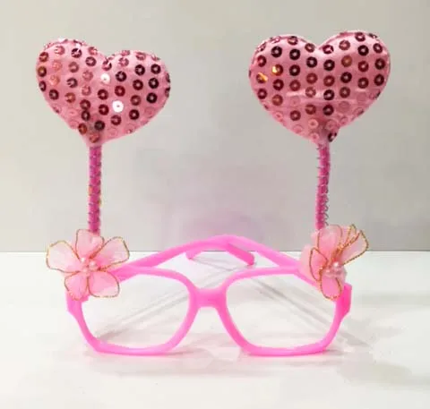 

Heart Party Sunglasses Pink