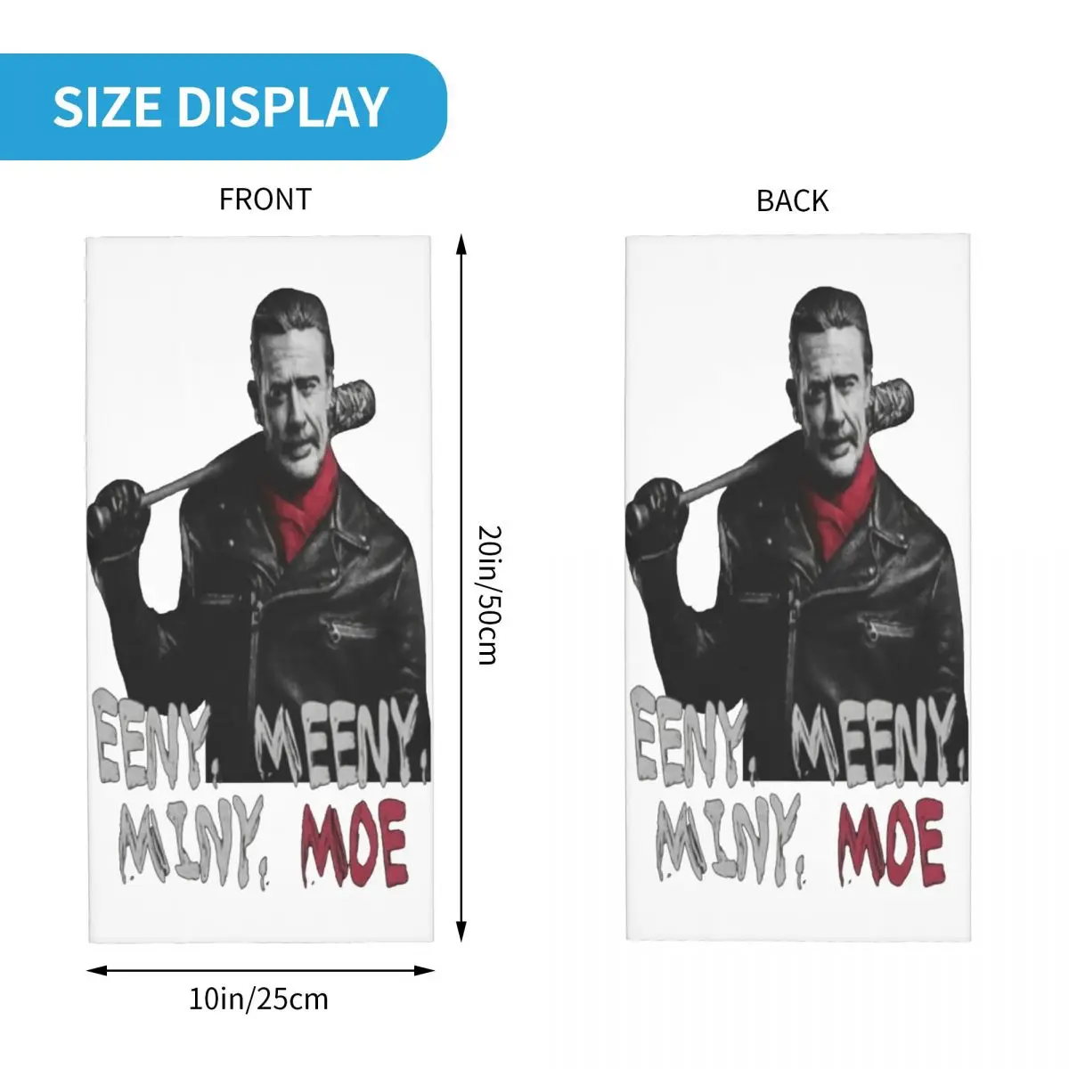 Negan The Ходячие мертвецы Hbo Meeny женская маска для лица шарф многофункциональная