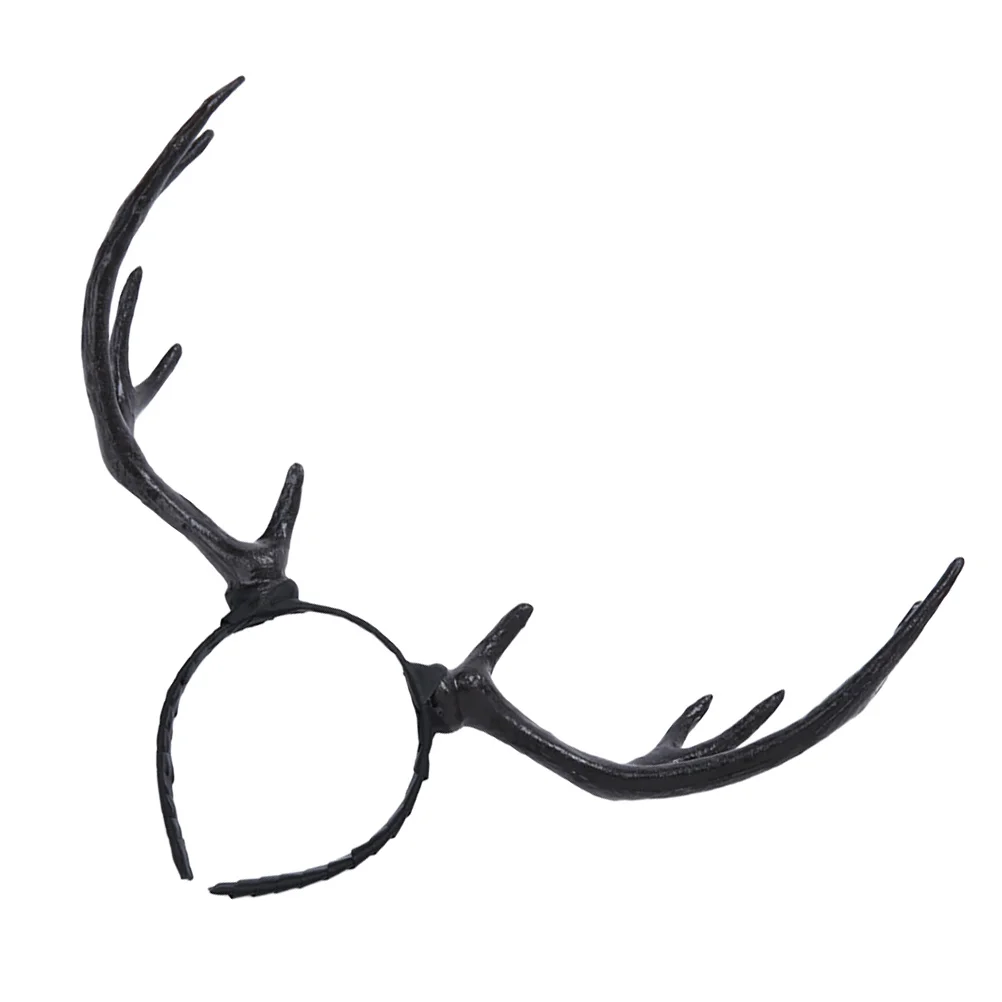 

Prom Headpiece Simulation Antler Headband Christmas Hair Accessories Headbands Elk Horn Headdress Hoop Miss