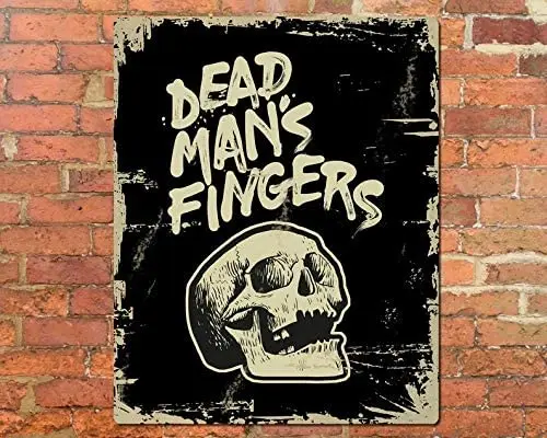 

Мертвый Ром для мужчин, металлический рекламный знак, бар, паб, мужская пещера, сарай, деревенский потертый ржавчина 12x8 дюймов