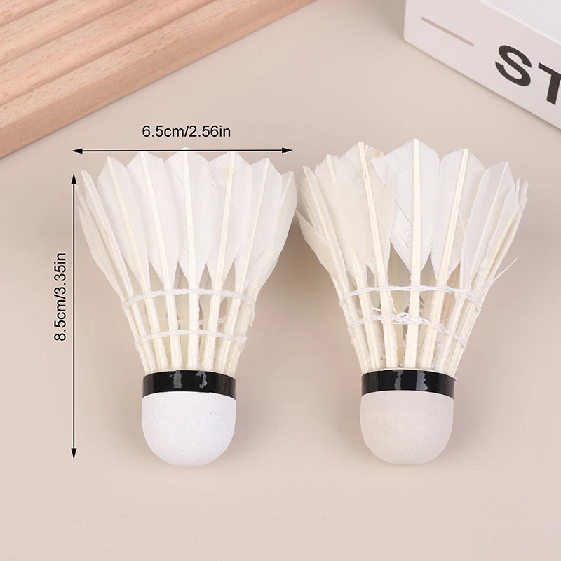 1Tube 12 шт. воланы для бадминтона с утиными перьями начинающих тренировочные мячи