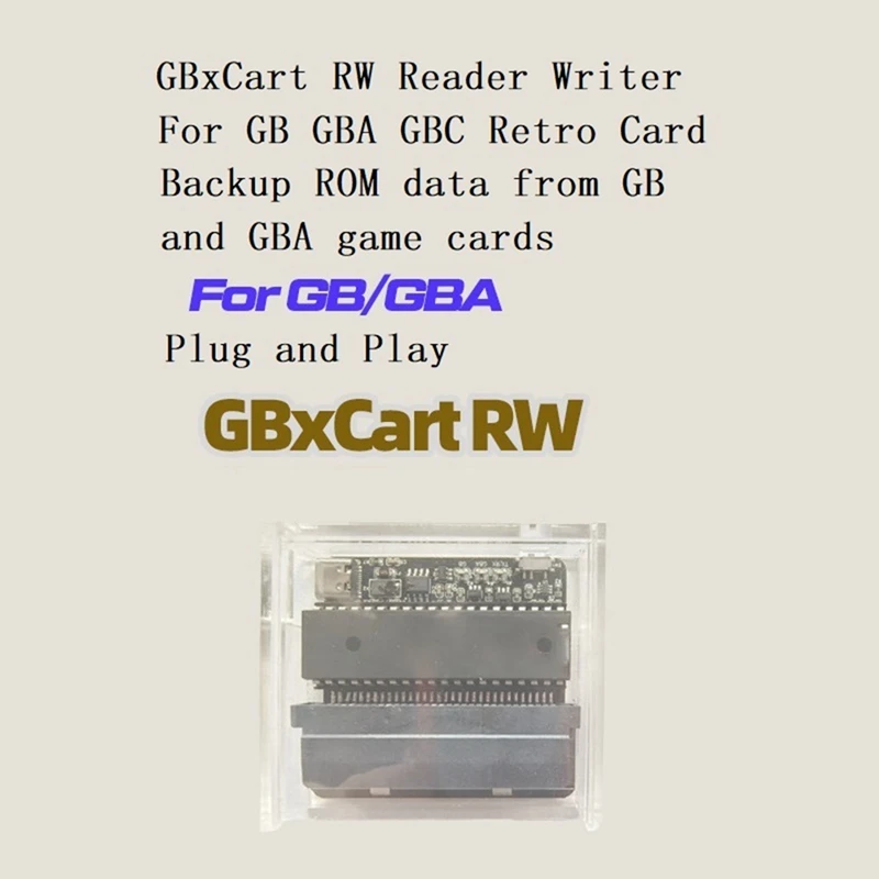 Gbxcart RW Reader Writer и мигалка для GB GBA GBC USB C игровой картридж резервный адаптер ретро
