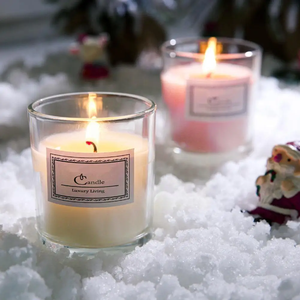 

Cylindrical Aromatherapy Candle Romantic Wedding Decor Bottle Wax Clear Soy Incense Melts Glass Candles Candles Gift Handma N8G3