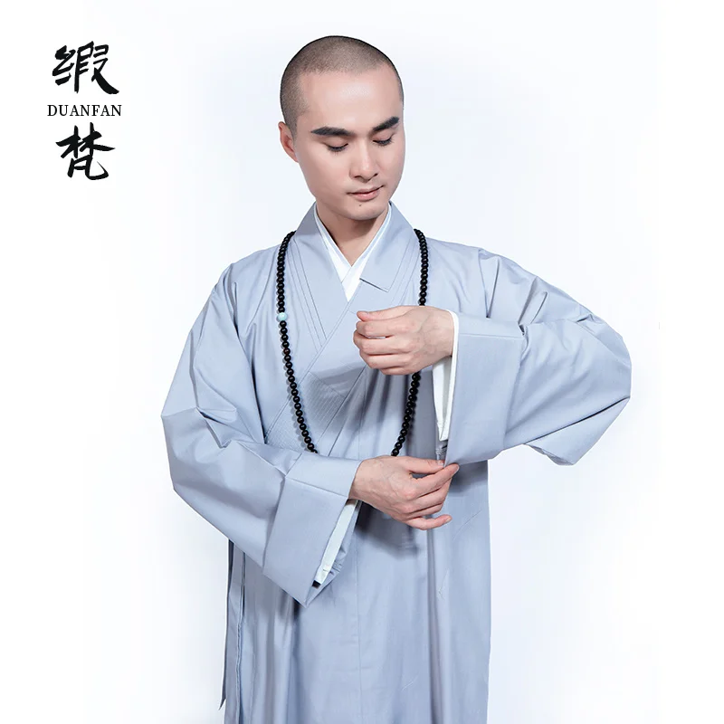 

CostumeThin Men and Women Robe Unlined Long Gown Monk's Clothes Short Gown Monk's Clothes Four Seasons Rohan's Cloth Frock Gown