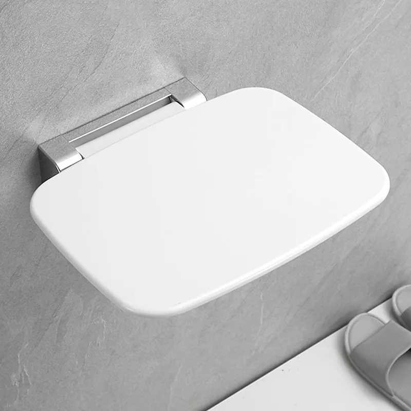 Wall Elderly Safety Changing Shoe Stool White Hidden Hallway