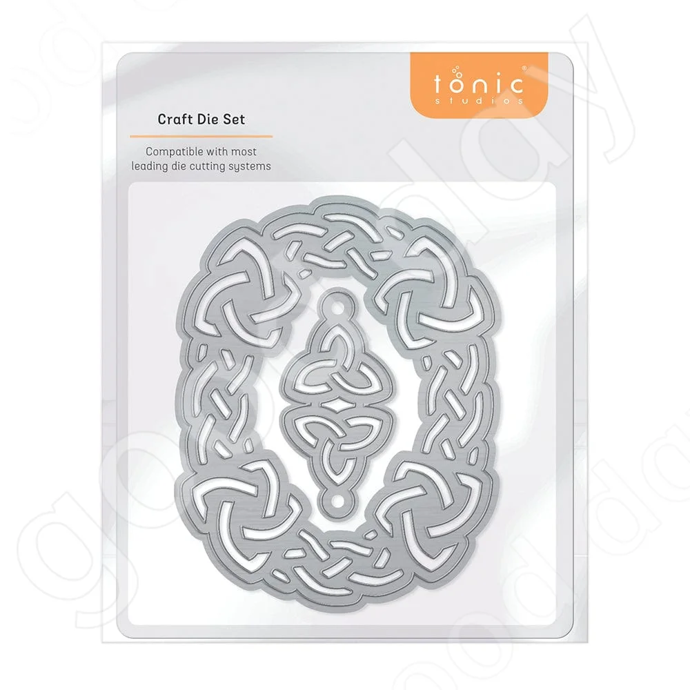 

2022 New Arrival hot sale Celtic Knot Ovals Metal cutting Dies Scrapbook Diary Decoration Embossing Template Diy Card Handmade