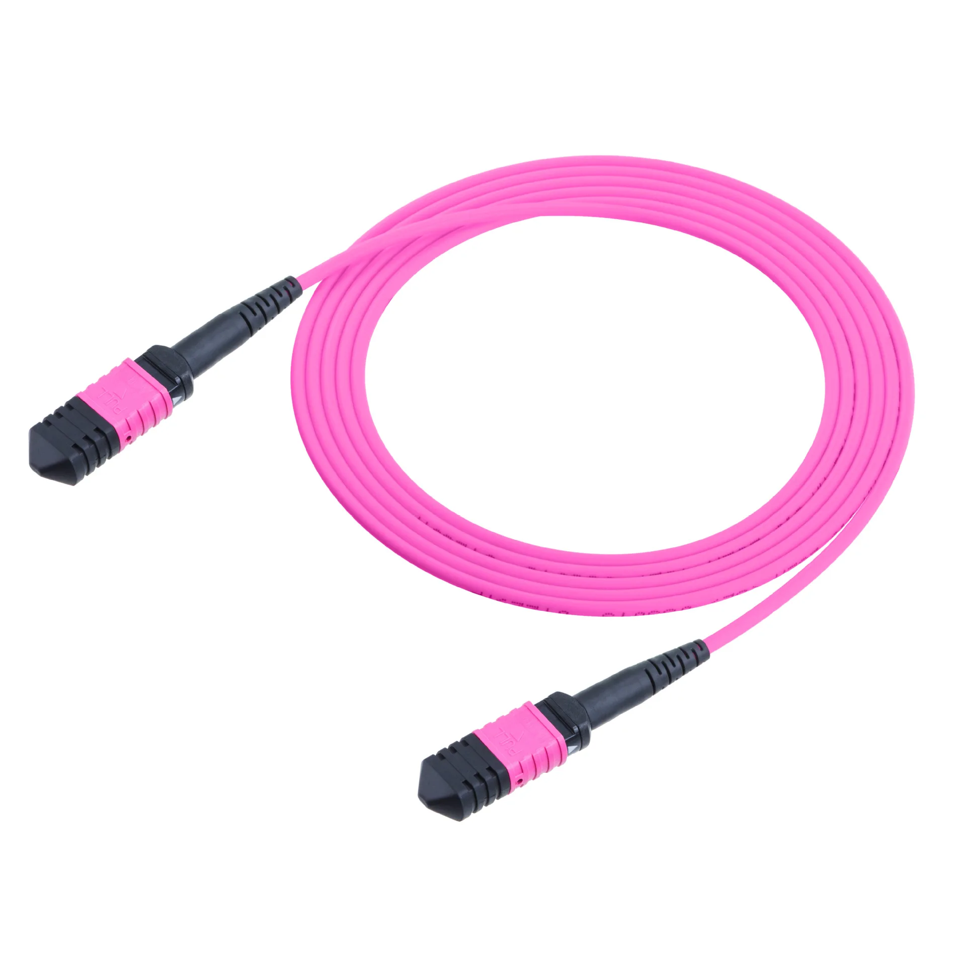 40G/100G MPO (мама) на OM4 12-ядерная многомодовая оптоволоконная перемычка патч-корд для