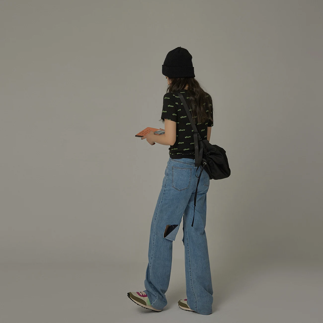 Рубашка CHUU с надписью My Name женская Новинка лета 2022 Топ Тонкий длинным рукавом и