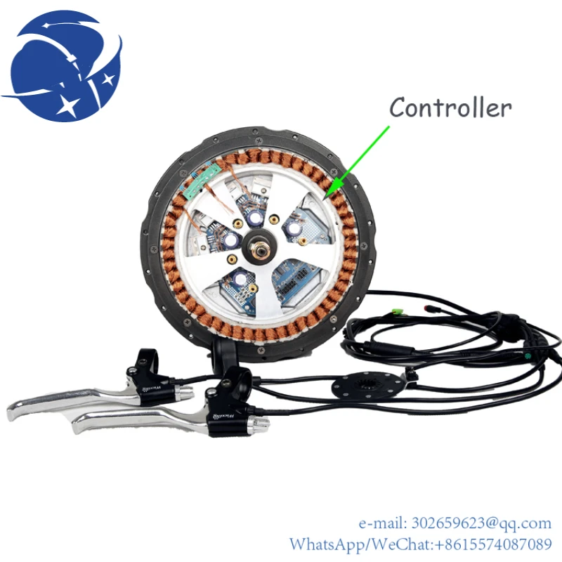 

yyhcFancy Pie magic smart controller built in motor electric bicycle 700c wheel kit 500w 1000w 1500w 2000w