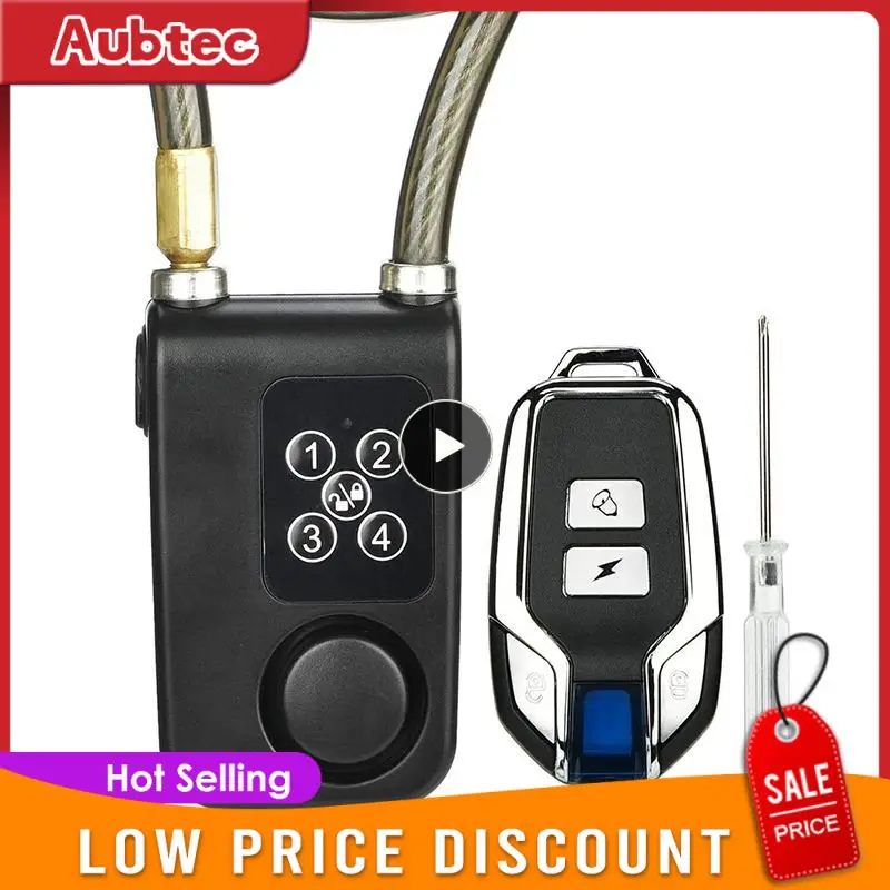 

1/2/3 шт., водонепроницаемый замок для велосипеда, 110 дБ