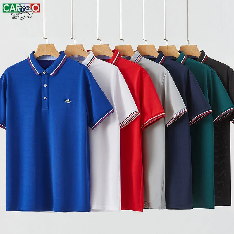 

2022 New Men's Embroidery Short Sleeve Summer Business Fashion Casual Lulu Picnic Polo Shirt Collar T-Shirts for Men and Women