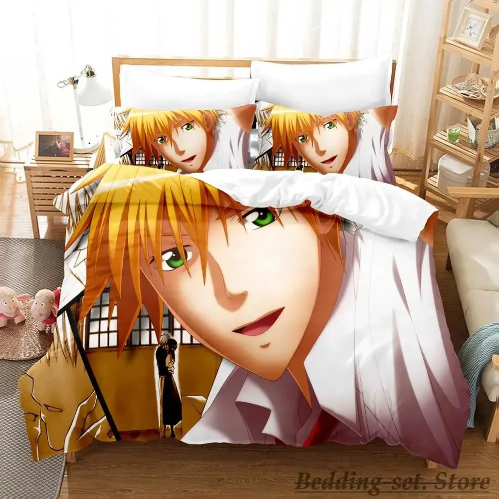 Фото Kawaii New Kaichou Wa Maid-sama Bedding Set Cartoon Anime three-piece set Adult Kid Bedroom Duvetcover Sets 3D camas dormitorio №5
