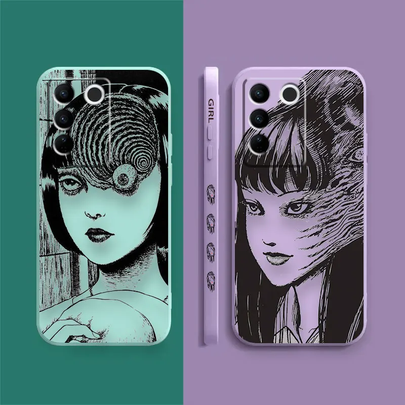 Case For VIVO S1 S5 S6 S7 S9 S9E S10 S12 S15 S16E V19 V20 V21 V23 V25 V27 PRO 5G Case Funda Cqoue Shell Capa Anime Horror Comics