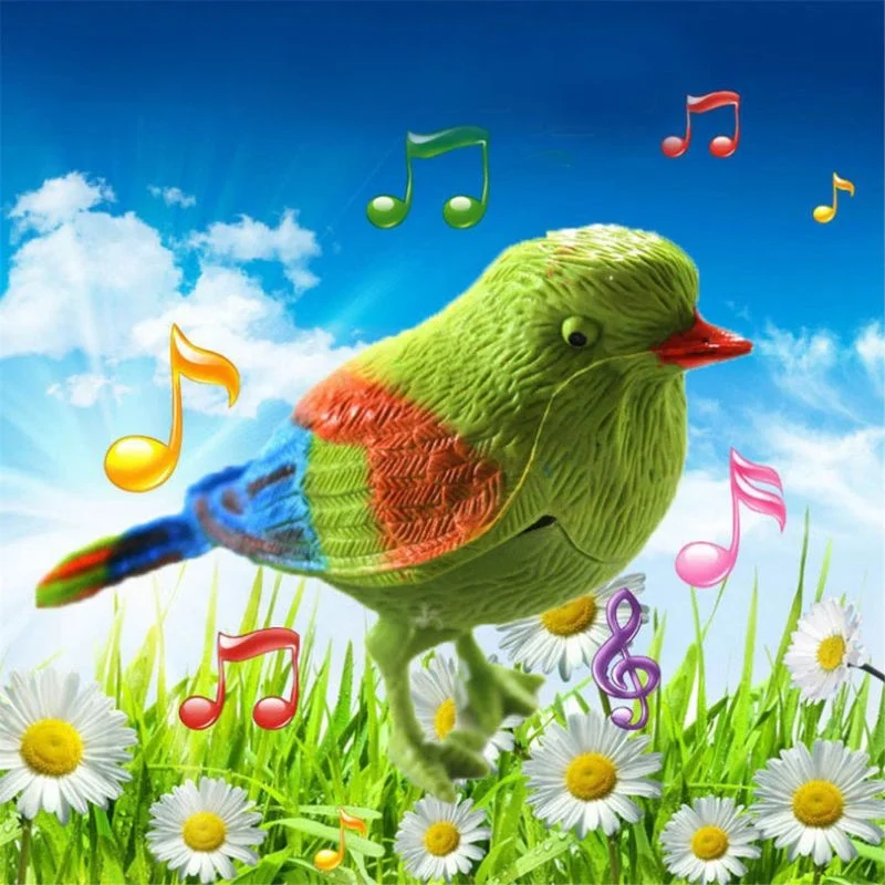 

Cute Singing Bird Interactive Electronic Toys Simulation Bird Voice Control Music Educational Toys For Baby Kids Gift Funny Toy