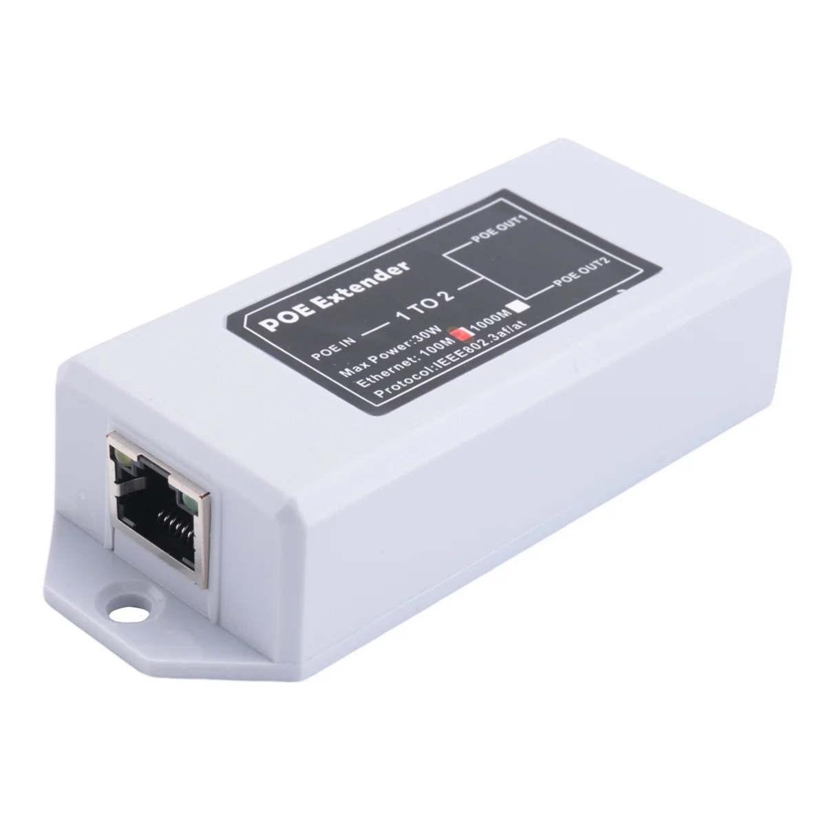 Удлинитель POE на 1-2 порта 100 Мбит/с IEEE 802.3Af/At 48 В