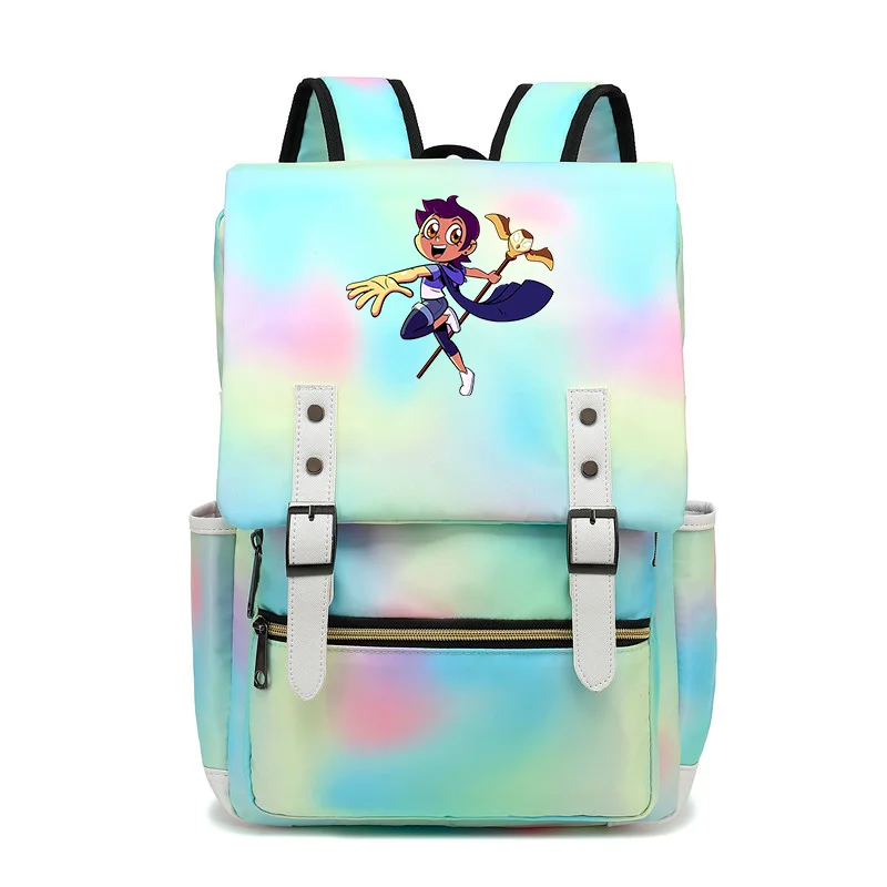 New Disney The Owl House Backpack Multifunctional Laptop Bags Men Women Travel Casual Backpack Unisex College Rucksack Mochila