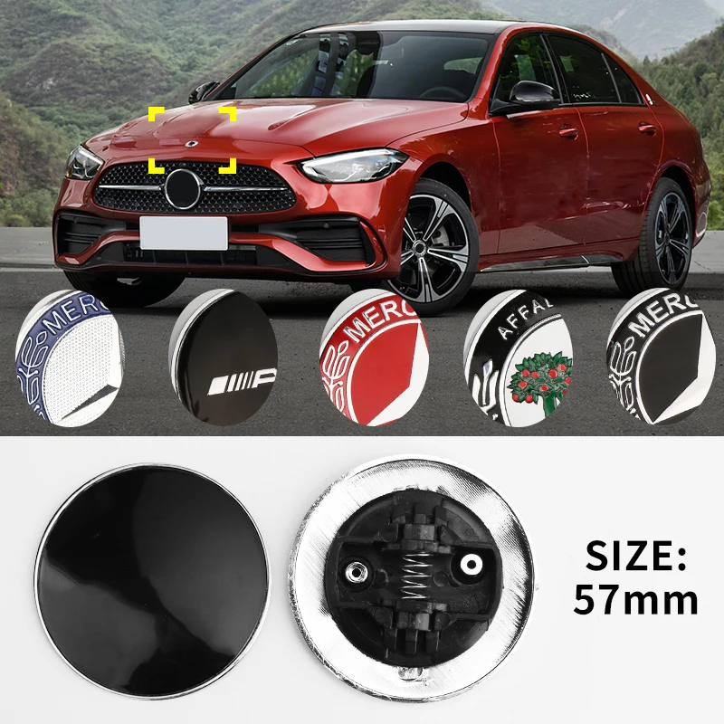 1 шт./лот темно-синяя эмблема капюшона значок наклейка для мерседа w124 w140 w163 w202 w203