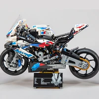 motorcycle car model m1000 rr motorbike fit 42130 technical building blocks moc city racing vehicle toys boys gifts