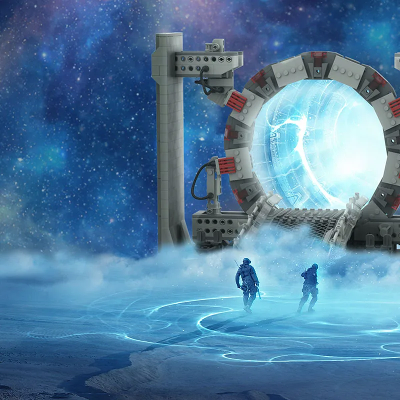 Идеи Bricklink 1994 научная фантастика фильмы STARGATES SG-1 Gateroom кубики космоса Творческий
