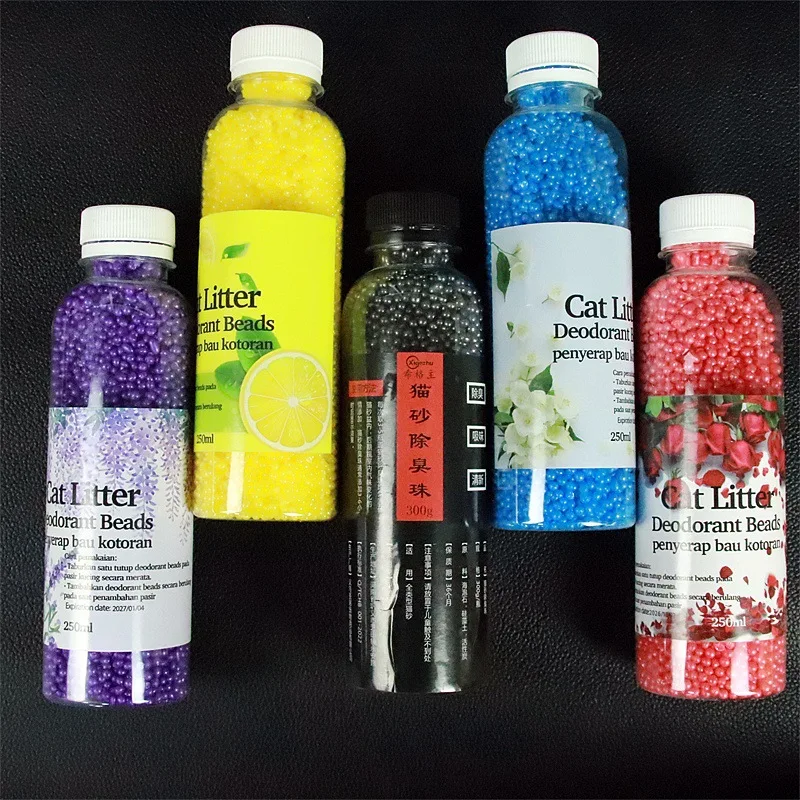 Кошачий наполнитель дезодорирующие шарики активированный уголь без пыли