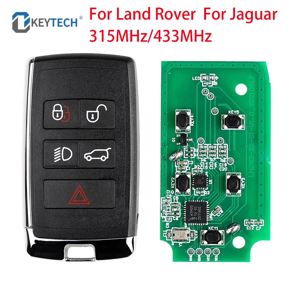 

315 МГц/433 МГц Lonsdor смарт-ключ для Land Rover LR2 LR4 2018-2021 для Jaguar F-Pace F-Type XE XF XJ 2018-2021 с корпусом ключа