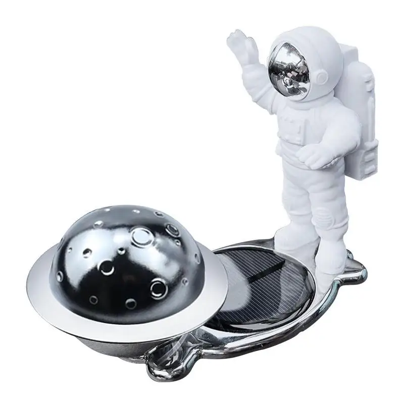 

Car Solar Air Fresheners Autorotation Decoration Accessories Astronaut Planet Design Solar Rotating Car Air Fragrance Aroma