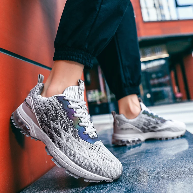 Sneakers for Men New 2022 Summer Fashion Lace-up Men's Shoes Breathable Light Runing Designer Luxury Brand Air Cushion Sneakers