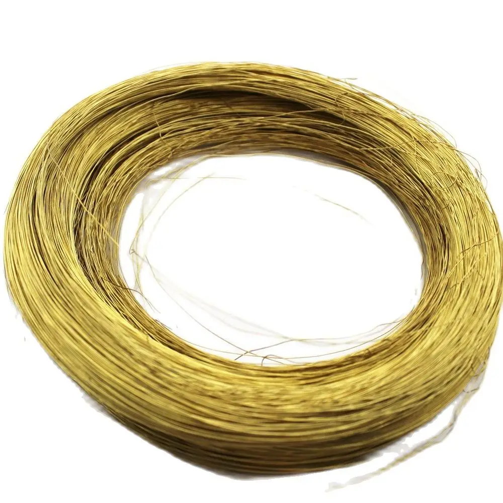 

10 Meters SOLID BRASS SOFT WIRE BARE ROUND JEWELLERY ART CRAFT 0.4mm 0.5mm 0.6mm 0.8mm 0.9mm 1mm 1.5mm 2mm