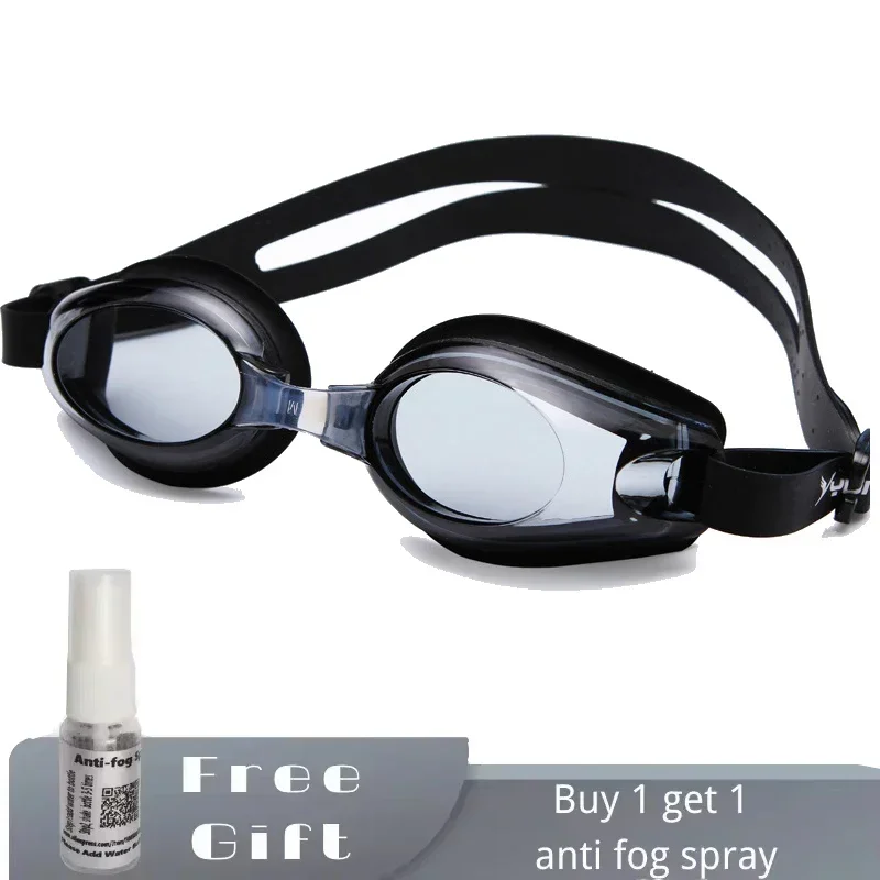 Детские очки для плавания при близорукости мальчиков и девочек от 4 до 14 лет