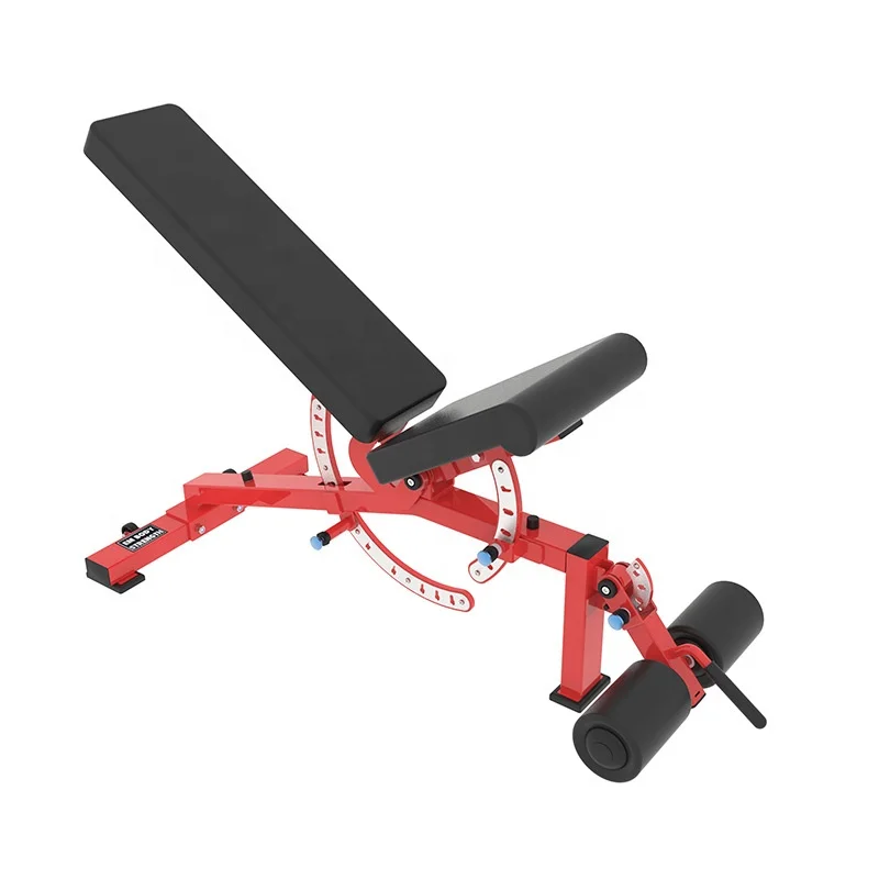 

JW Adjustable Weight Bench Foldable Flat Practical Workout Bench Crunches Home Fitness Equipment