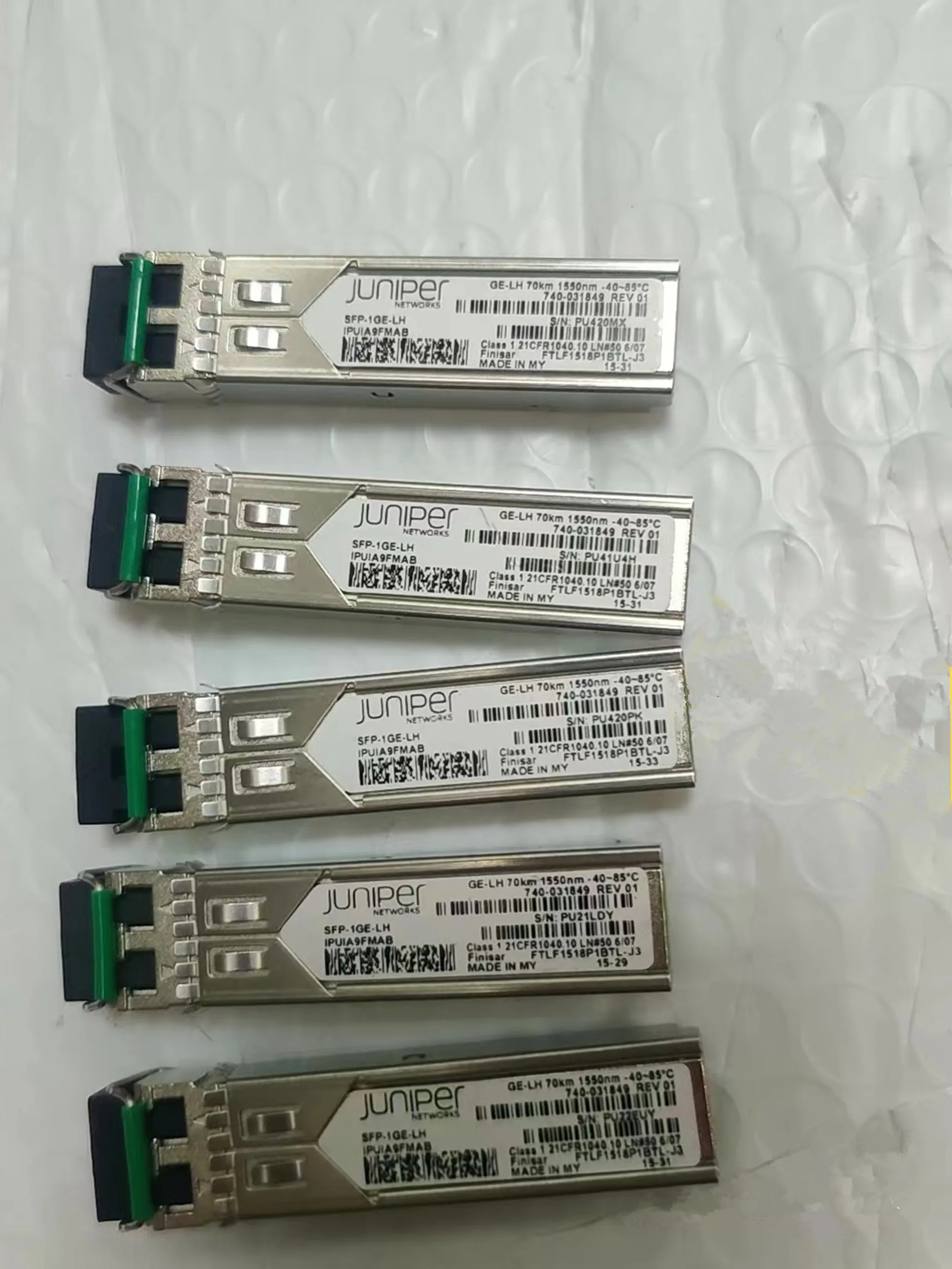 Juniper 1550NM 1.25G Transceiver SFP-1GE-LH 740-031849 GE-LH 70KM 1550NM Module 1G SFP Fiber optical SCP6G74-J7-AWE