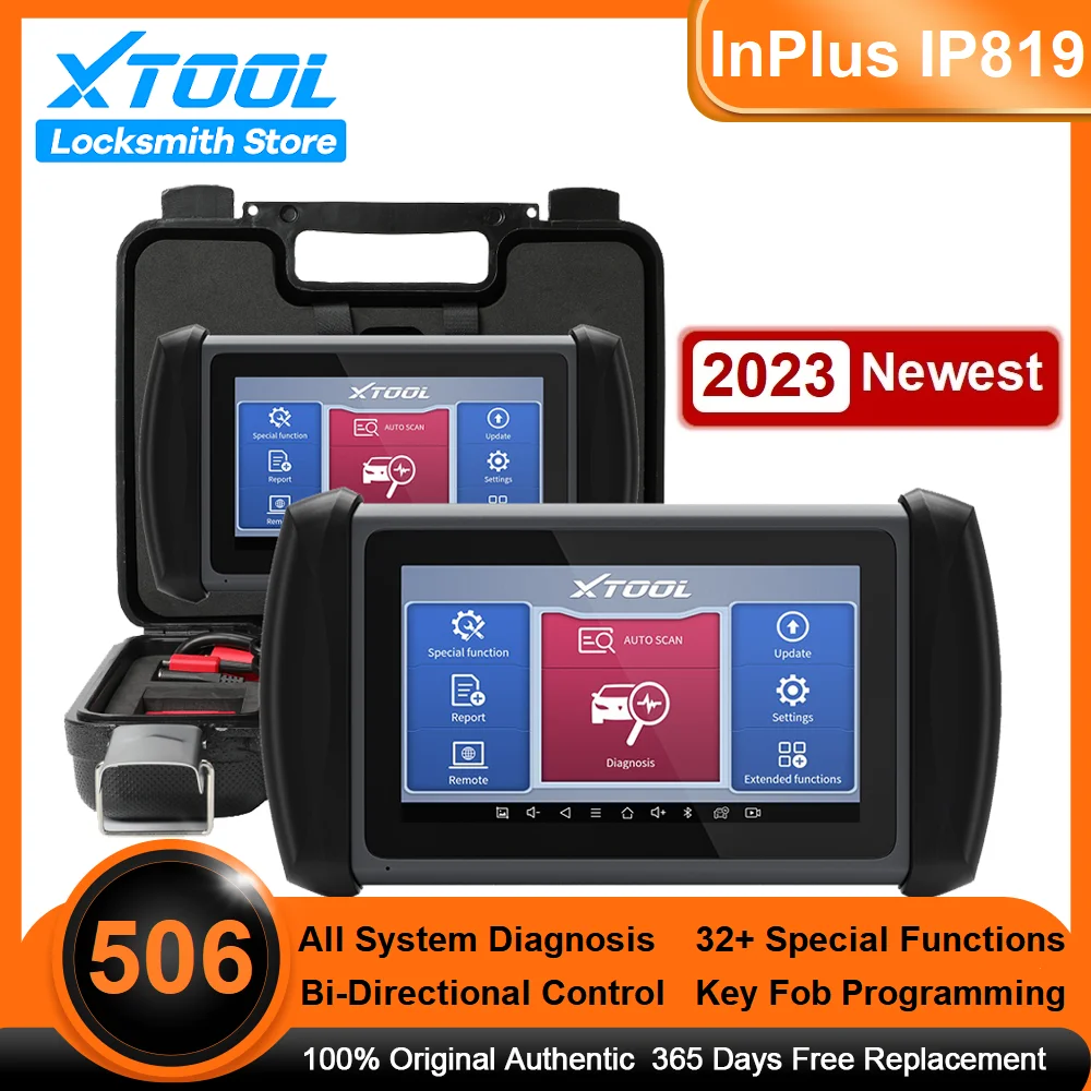 

2023 XTOOL InPlus IP819 OBD2 Automotive Diagnostic Tools Key Programmer Active Test 30+ Services All System Diagnostic Scanner