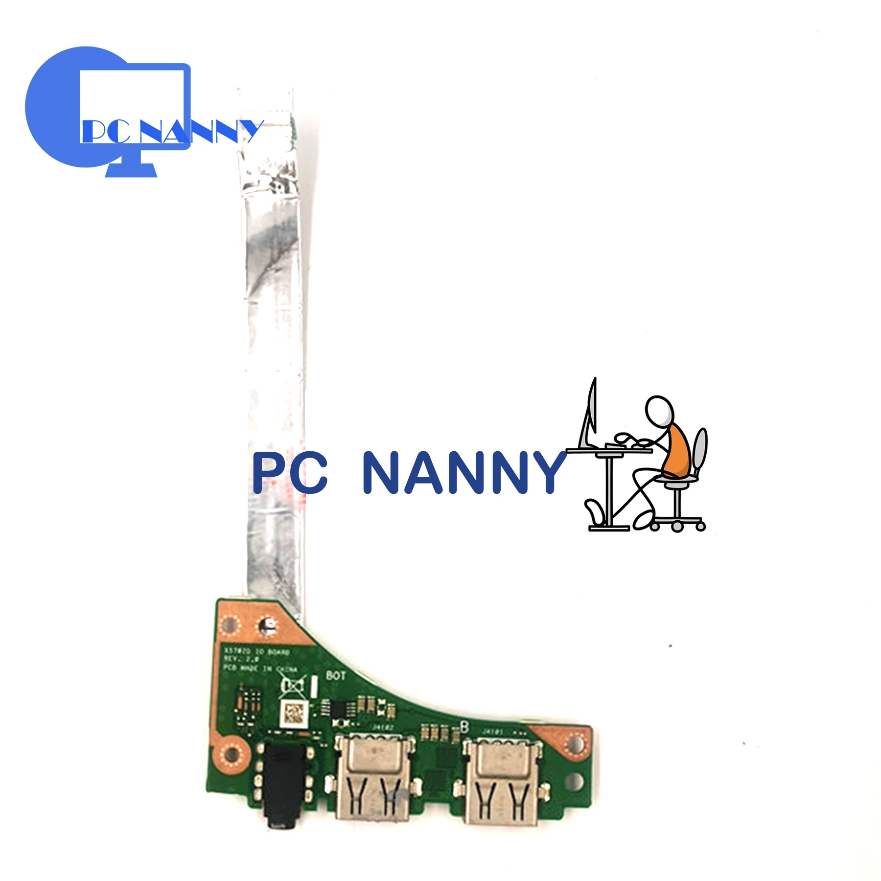 

PCNANNY для ASUS YX570 YX570Z X570U X570 USB коннектор плата аудио коннектора