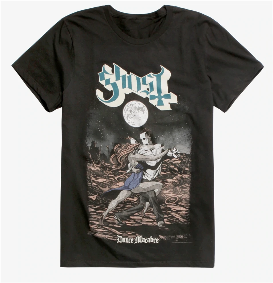 

Ghost Dance Macabre Papa Emeritus T-Shirt New Metal Band 100% Authentic Top Christmas Gifts Tee Shirt