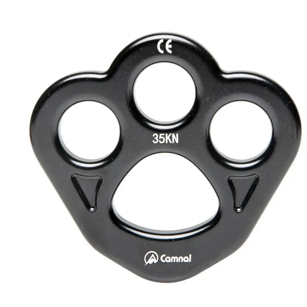 

Descender Plate Heavy Duty Thickened Wear-resistant Anti-rust Corrosion Resistant Rope Divider Aviation Aluminum 3 Holes Paw Rig