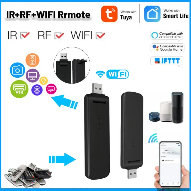 

Tuya WiFi IR Remote Control Hub Wi Fi (2.4Ghz) Enable Air Conditioning Infrared Universal Remote Control Intelligent Life APP
