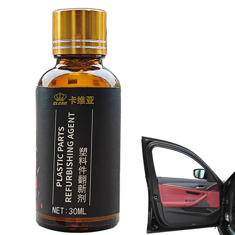 

Car Refurbished Agent Universal Interior Luster Plastic Restorer Back To Black Gloss Auto Polish And Repair Coating Renovator