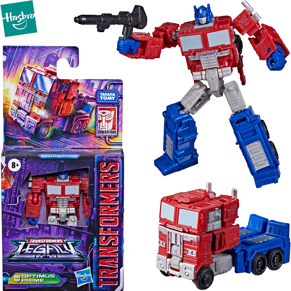 

In Stock Hasbro Transformers Generations Legacy Optimus Prime Core Class Action Figure Collectible Model Toys Gifts