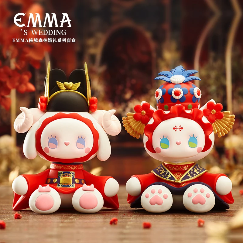 

EMMA Secret Forest Wedding Blind Box Action Anime Figures Guess Bag Caixas Supresas Cute Model Birthday Gifts Kawaii Dolls Toys