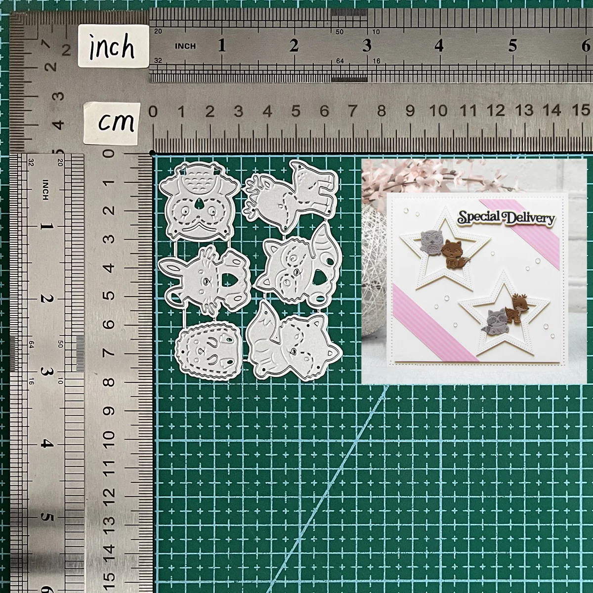 2023 новые металлические штампы детские деревянные животные набор штампов для