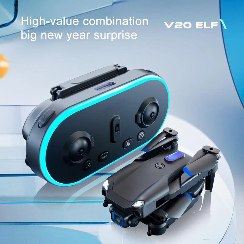 

Новый профессиональный мини-Дрон 4k HD с двойной камерой fpv Дроны с высотой для фотосъемки Радиоуправляемый вертолет складной Квадрокоптер Д...