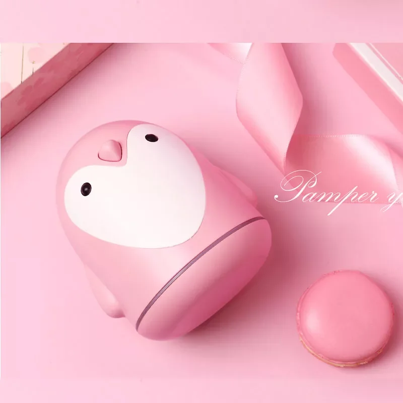 

NEW2023 220ml Mini Portable Aroma Humidifier Cute Penguin USB Air Diffuser for Home Office Car Mist Maker Essential Oil Diffuser