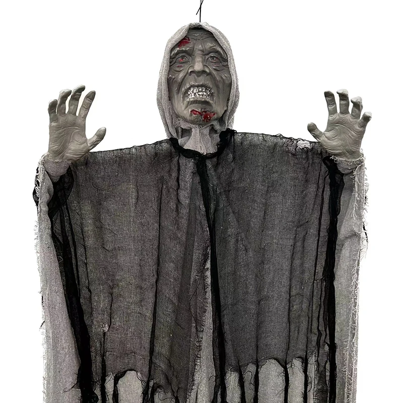 Подвижные суставы реалистичный страшный крик подвесной призрак на Хэллоуин с