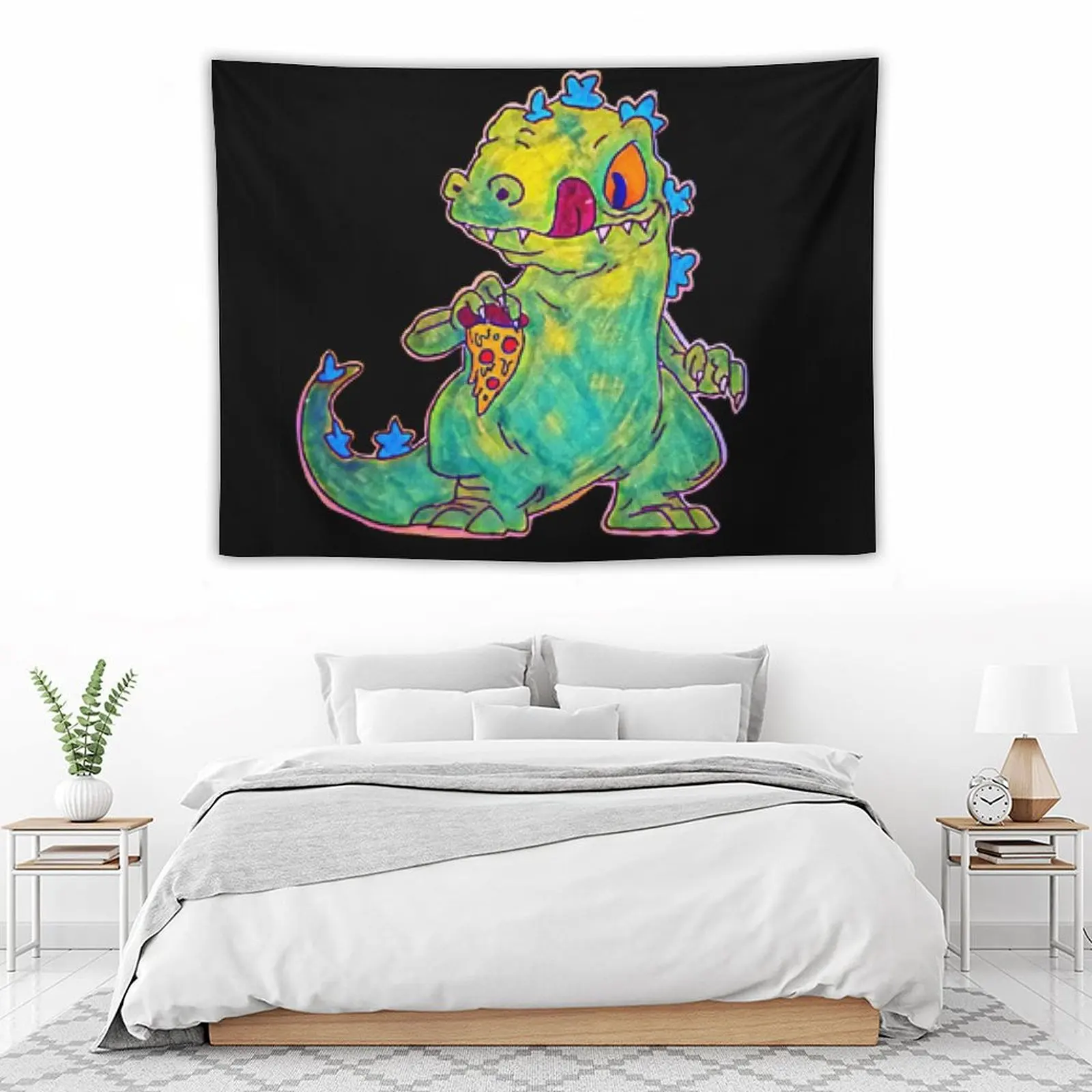 Ретро Reptar гобелен эстетические комнатные декорации Забавный