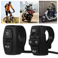 black motorcycle accessories parts controls horn turn signal light electric bike light switch ebike lamp
