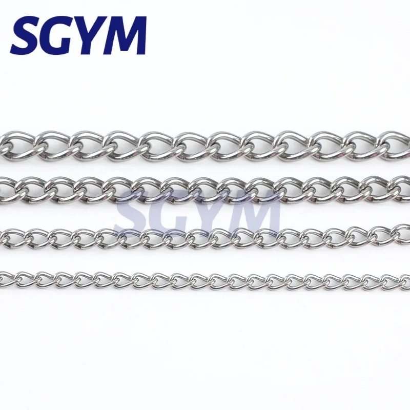Поворотная цепочка из нержавеющей стали 304 ширина 4 8-15 мм