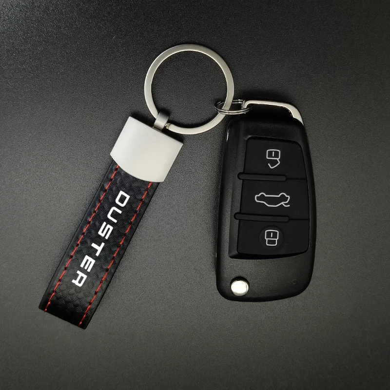 Кожаный Автомобильный Брелок JKHNN с логотипом брелки для Dacia Duster Dokker лодgy Mcv Logan Spring