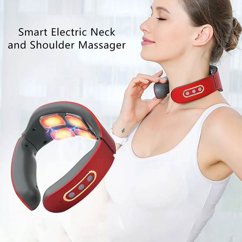 

Smart Automatic Neck Massage Relieve Fatigue Shoulder Pulse Massager Kneading Wireless Heat Cervical Vertebra Massage Machine