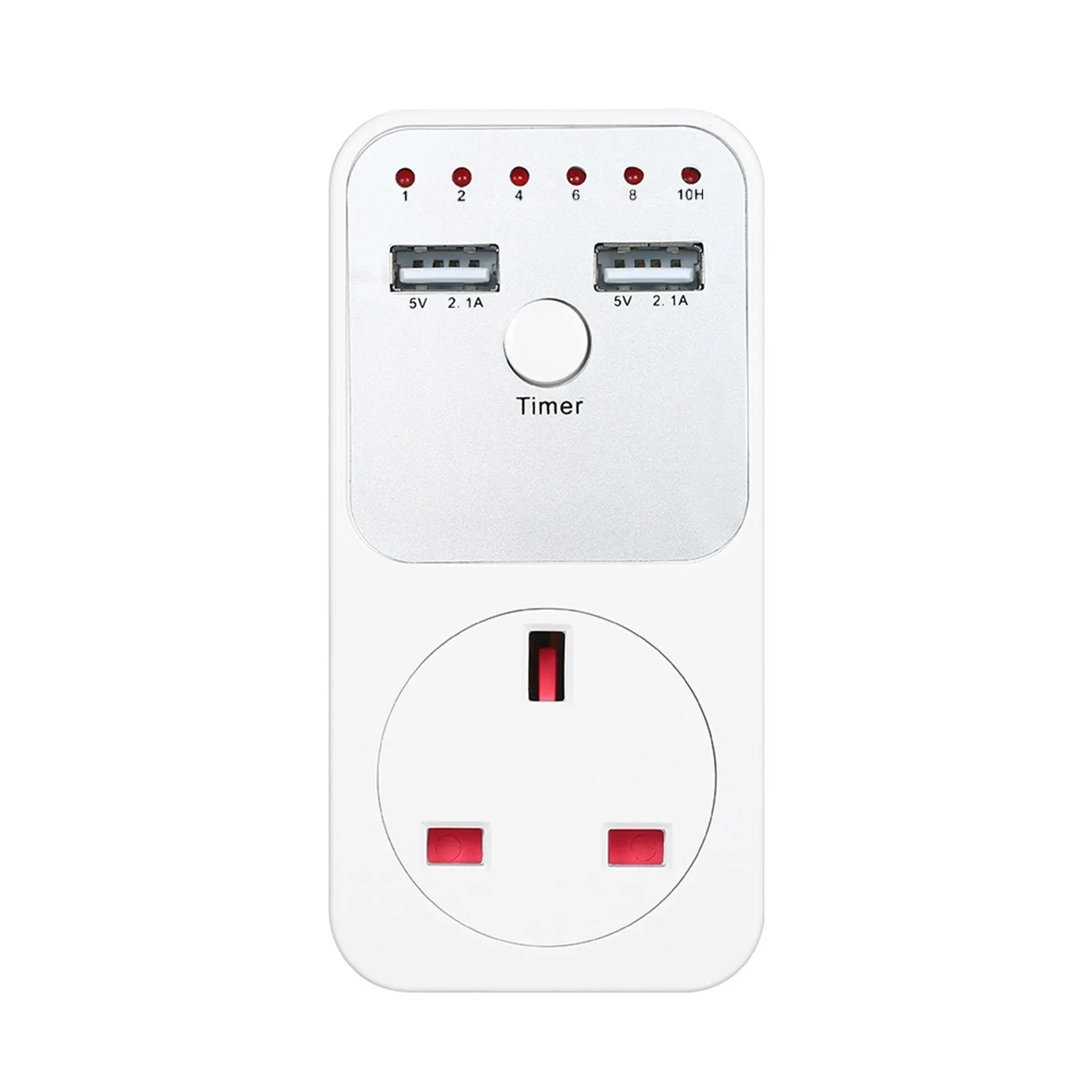 

Розетка с таймером обратного отсчета и 2 USB-портами, 5 В, а