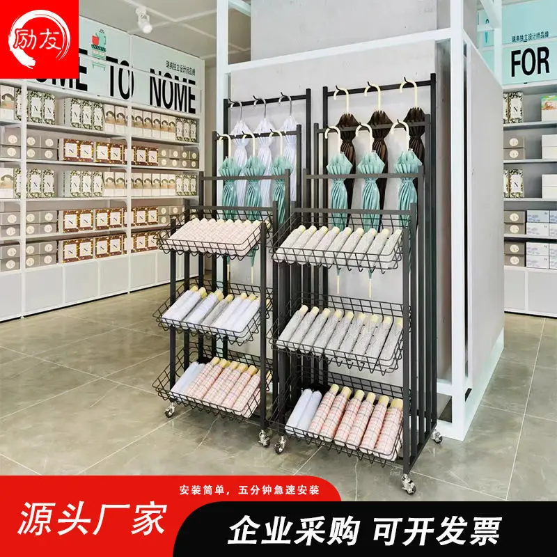 

Фотостеллаж большой емкости для супермаркетов, мобильная полка, стойка для солнечных зонтиков, стойка для отелей, много отделений